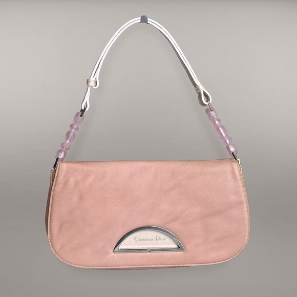 Christian Dior Handbags - Galliano Christian Dior Maris Pearl Shoulder Bag Pink Blush Y2K Carrie Bradshaw